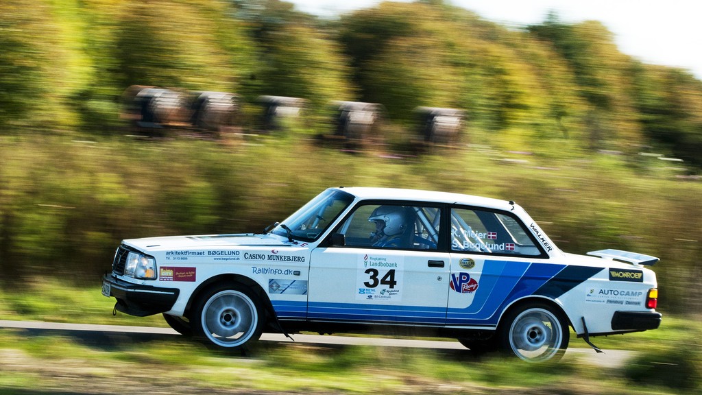 Kurt Mejer og Steen Bøgelund sluttede sæson 2020 med sølvmedaljer i kampen om danmarksmesterskabet i den historiske klasse over 2.000 ccm
(Foto: rallypics.dk / Viggo Johansen)